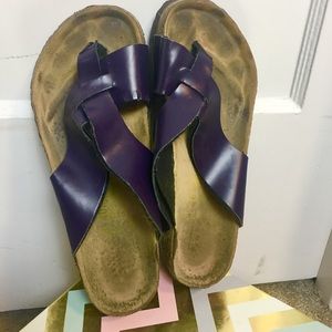 Purple Birkenstock’s